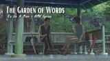 The Garden of Words AMV edit - to be a man🎶