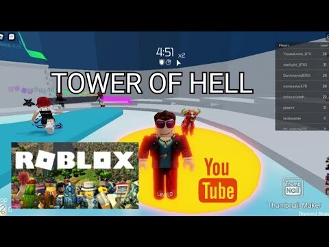 Roblox - Jumping to an obstacle to a another(Tower Of Hell)