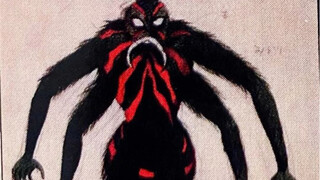 The original design drawing of the first Kamen Rider Monster (1)