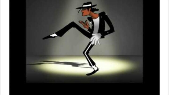 Michael Jackson's wonderfully funny cartoon version of billie jean dances!