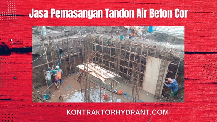 Jasa pemasangan tandon air beton cor