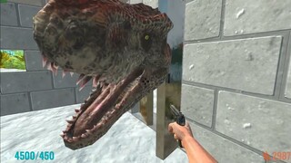 Survive in Icelands with Dinosaurs. Fps Perspective! Animal Revolt Battle Simulator