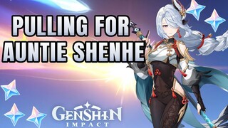 Shenhe summons, but I must win the cursed 50/50 | Genshin Impact