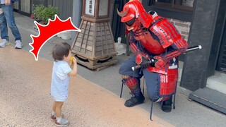 SAMURAI MANNEQUIN PRANK in JAPAN #22 / Asakusa Tokyo