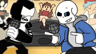 【Official Bilingual】UGH - * vs SANS 【FNF and UNDERTALE Animation】