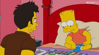 The Simpsons: Old Abel takes Maggie for a walk by the river and says something he has been holding b