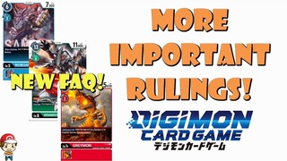 More Important Digimon TCG Rulings! (Need to know)