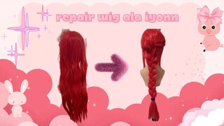 repair wig makima ala Rionn, Boleh banget di tiru