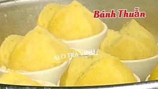 BÁNH THUẪN- Cách làm bánh thuẫn hấp nước cốt dừa béo ngậy bánh xốp mềm mịn đúng theo vị miền tây