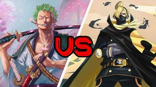 zoro vs sanji membuktikan siapa terkuat!