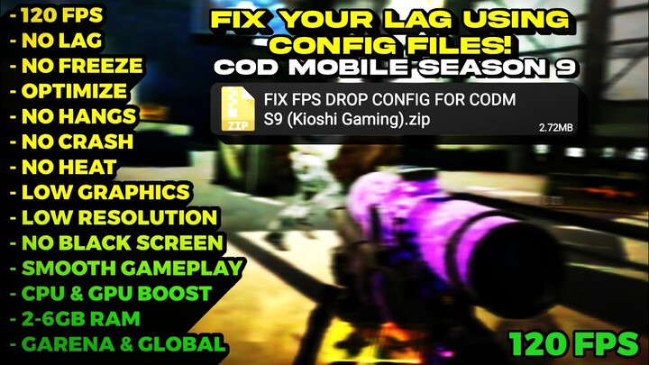 HOW TO FIX LAG IN SEASON 9 CALL OF DUTY MOBILE NEW UPDATE | FIX FPS DROP | WORKING IN MP/BR