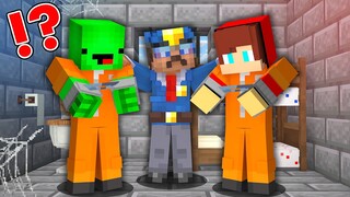 We Became a PRISONER in Minecraft! (Maizen Mizen Mazien) jj and mikey