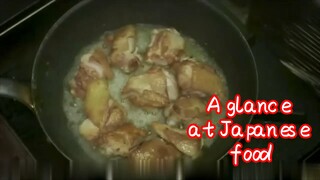 A glance at Japanese food