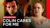 Colin and Penelope Marry for Love | Bridgerton | Netflix Philippines
