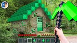 Minecraft in Real Life POV EMERALD HOUSE in Realistic Minecraft EN LA VIDA REAL #skreeper
