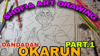 drawing OKARUN dari anime DANDADAN part.1