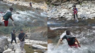 himalayan trout fishing in Nepal | cast net fishing | asala fishing |