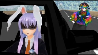 【东方】铃仙 VS 纯狐【搞笑MMD】