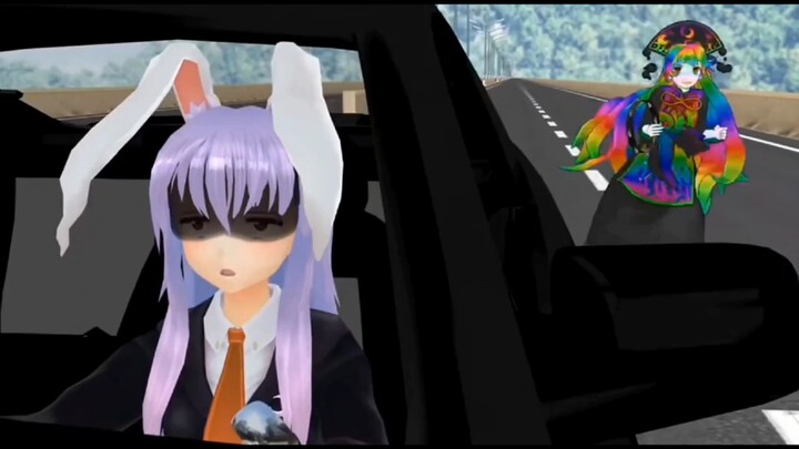 [Touhou] Suzusen VS Rubah Murni [MMD Lucu]