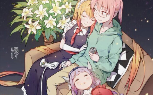 [MAD|Soothing]Cuplikan Adegan Anime dengan Audio Dwibahasa|BGM:みちしるべ