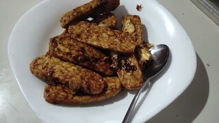 Tempe goreng manis dan gurih