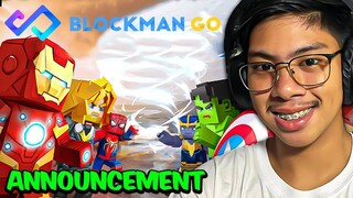 BLOCKMAN GO HUGE ANNOUNCEMENT...