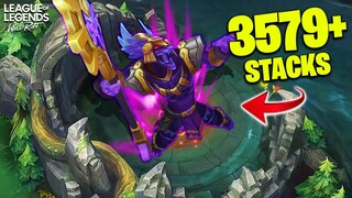 3579 STACKS NASUS is *BROKEN!* - WILD RIFT FUNNY MOMENTS