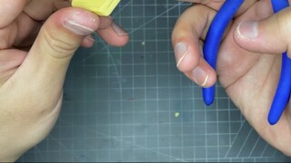 Gundam GK production tutorial - washing parts & GK nozzle processing