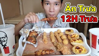 LamTV - Ăn Trưa 12 Giờ Trưa Trong Nhà Giấy | Các Món Ăn Vặt Của KFC - Mukbang VN