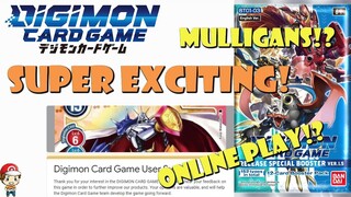 Digimon TCG is Hinting at Some VERY Exciting Things! Online Game!? Merchandise!? Mulligans!?