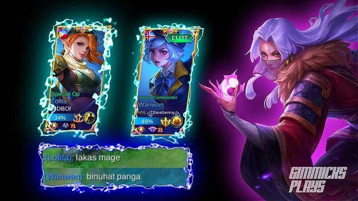 I CARRIED THIS TWO TOP PLAYERS IN RANKED GAME | THE ENEMY IS ANNOYED TO MY CC | MLBB