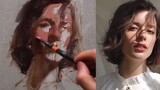 Lukisan Cat Minyak - Langkah Demonstrasi Lukisan Potret Wanita