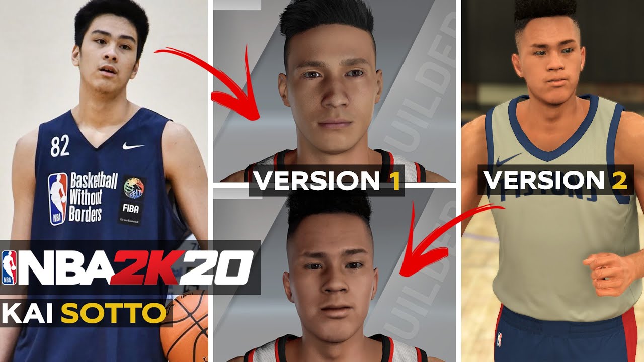 Kai Sotto NBA 2K21 Face Creation