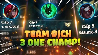 XUẤT HIỆN 3 ÔNG THẦN ONE CHAMP Ở TEAM BẠN KHI ĐỐI ĐẦU VỚI GẦY | GẦY BEST LEESIN