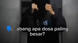 Dosa yang di anggap remeh oleh sebagian orang!