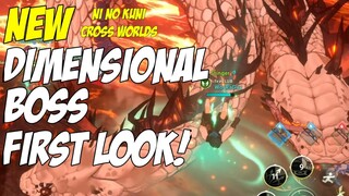 Ni No Kuni New dimensional boss first look (7.5 fire attack ring)