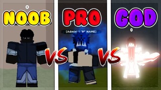 ROBLOX NOOB vs PRO vs GOD in SHINDO LIFE