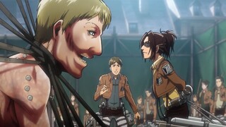 Allen berhasil bergabung dengan Survey Corps dan belajar tentang penelitian raksasa dari Han Ji.