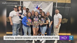 Central senior Jaylen DeHoyos shares love for powerlifting