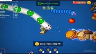 Worms Zone.io #008 Game of earthworms - Rắn Săn Mồi, rắn hyền thoại, kịch tính