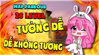 MINI WORLD : THỬ THÁCH VƯỢT 26 LEVEL PARKOUR TƯỞNG DỄ MÀ DỄ KHÔNG TƯỞNG