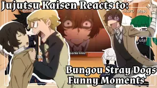 Jujutsu kaisen Reacts to Bungou Stray dogs || Funny Moments || Gacha Club