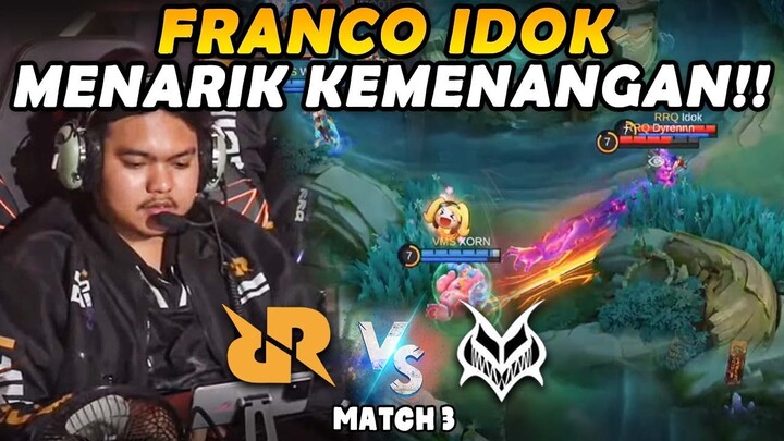 COMBO IDOK+SKILERR!! WAN2 SKILERR MENGGILA!! - RRQ VS VAMOS MATCH 3