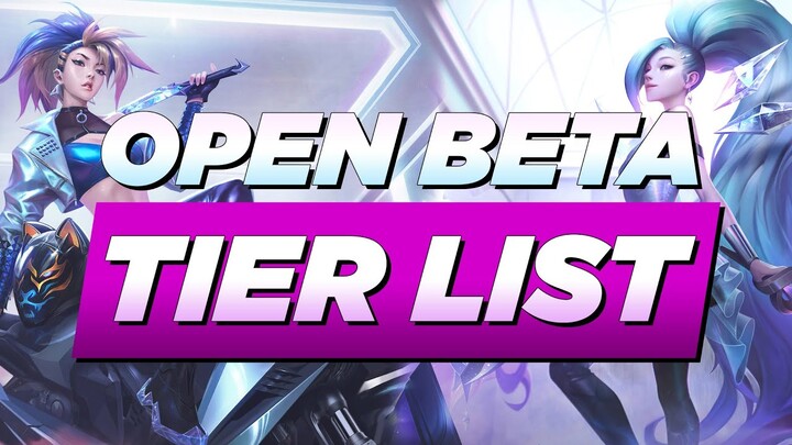 WILD RIFT PATCH 1.0 TIER LIST (OPEN BETA) | LEAGUE OF LEGENDS: WILD RIFT