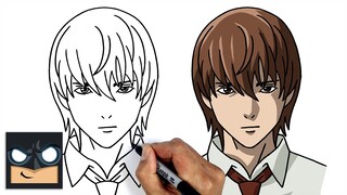 How To Draw Light Yagami | Death Note || Step by Step Anime Drawing Tutorial