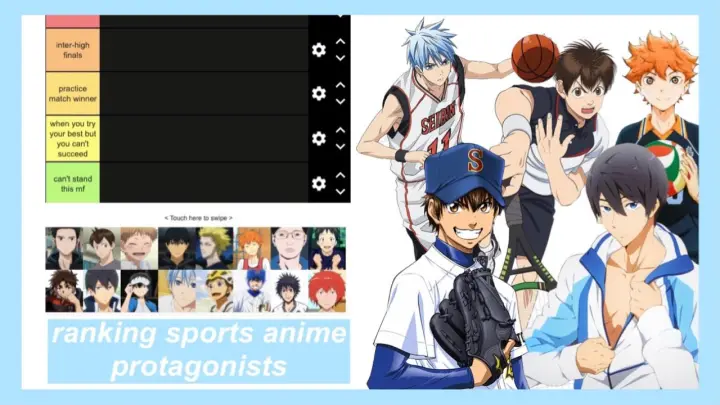 ranking sports anime protagonists
