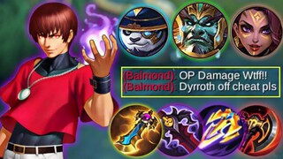 DYRROTH IS THE BEST COUNTER AGAINST ANNOYING REVAMP BALMOND IN MYTHIC RANK | BEST BUILD 2021- MLBB