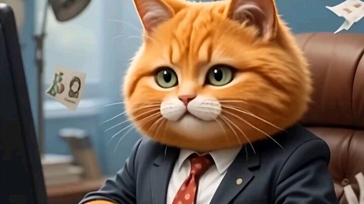 Meet the Rich cat !"