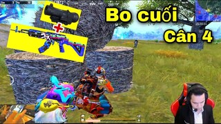 PUBG Mobile - Thử thách dùng Combo súng siêu giật M762 và pha Combat bo cuối vs 4 Tay to cực gắt