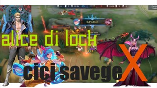 ALICE NY NGK BISA LAWAN GAISE...LOCK TRS |MLBB